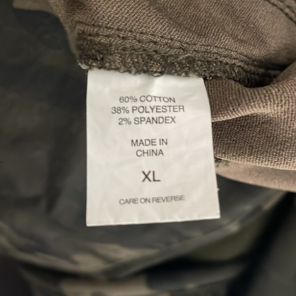 New York and Co soho high waist pull-on leggings XL women’s jean olive camo - Picture 8 of 9